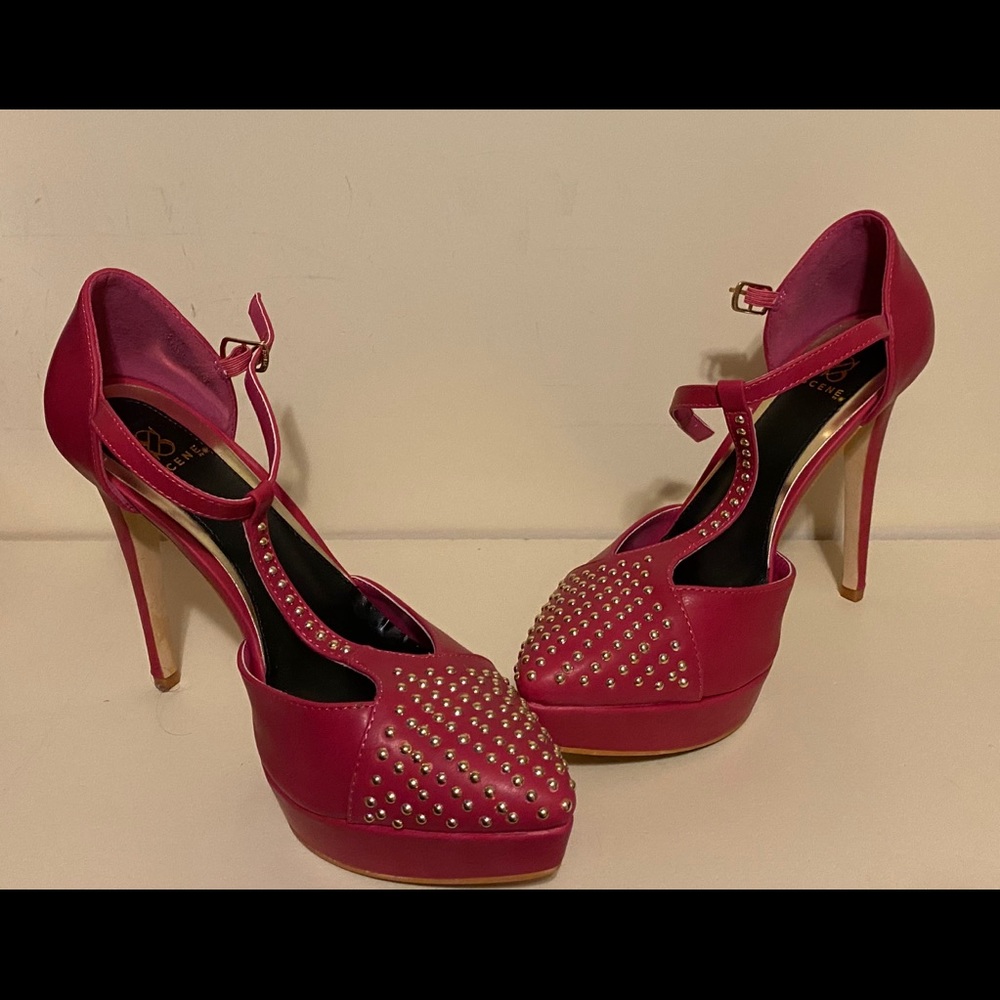 Pink heels